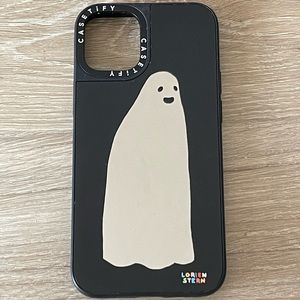 Casetify x Lorien Stern Mirror Ghost Black iPhone 12 Mini Case